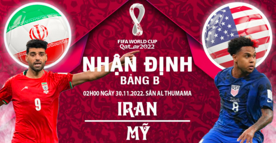 Nhận định Iran Vs Mỹ, 2h Ngày 30/11, Bảng B World Cup 2022